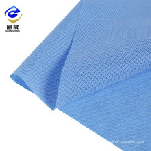 China Factroy S Ss SSS White/Bule 100% Polypropylene PP Spunbond Nonwoven Fabric